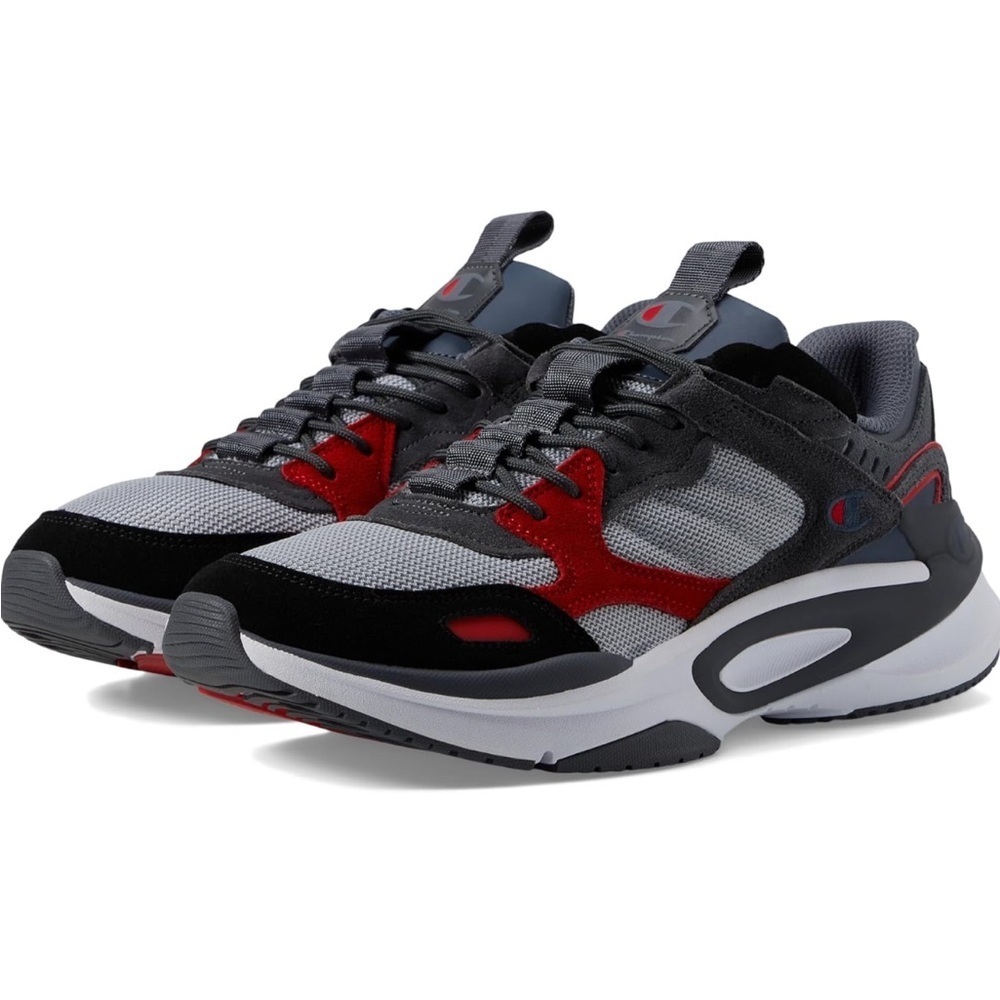 Champion OT Alter 1 mens sneakers size 9 grey red